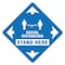 Signmission Stand Here Social Distancing Non-Slip Floor Graphic, 3PK, 7 in L, 7 in H, FD-X-7-3PK-99983 FD-X-7-3PK-99983 - alternate 1